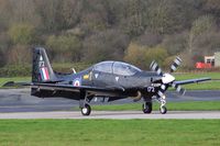ZF172 @ EGXU - taxi back to main apron after landing on runway 04, - by Jez Poller