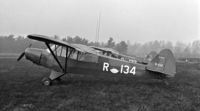R-134 - 54-2424 together with R132 on the airstrip at Ermelo NL - by Gerrit van de Veen