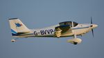 G-BVVP @ EGTH - 42. G-BVVP departing The Shuttleworth 'Uncovered' Airshow (Finale,) Oct. 2015.