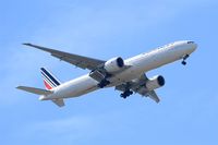 F-GZNO @ LFPG - Boeing 777-328ER, Short approach rwy 08R, Roissy Charles De Gaulle Airport (LFPG-CDG) - by Yves-Q