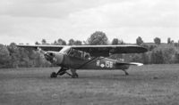 R-158 - in the rollout after landing at Ermelo LAS