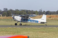 VH-RKZ @ YTEM - Cessna A185E Skywagon (VH-RKZ) taxiing at Temora Airport. - by YSWG-photography