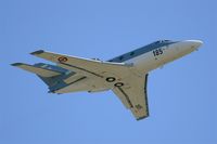185 @ LFRJ - French Naval Aviation Falcon 10 MER, Take off rwy 26, Landivisiau Naval Air Base (LFRJ) - by Yves-Q
