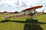 G-BLLO @ X5FB - Piper L-18C Super Cub (PA-18-95) at Fishburn Airfield, September 19th 2015. - by Malcolm Clarke