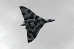 G-VLCN @ CROFT - Avro Vulcan B.2. A chance roadside opportunity as the aircraft circles Croft race track on its last flight over Co Durham. August 9th 2015. - by Malcolm Clarke