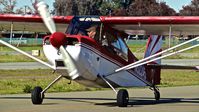 N52245 @ KRHV - Locally-based 1975 Bellanca 8KCAB taxing out for departure at Reid Hillview Airport, San Jose, CA. - by Chris Leipelt