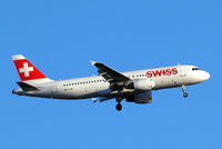 HB-JLR @ EGLL - Airbus A320-214 [5037] (Swiss International Air Lines) Home~G 18/05/2015. On approach 27L. - by Ray Barber