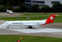 HB-JVG @ LSZH - Fokker F-100 [11478] (Helvetic Airways) Zurich~HB 31/08/2014