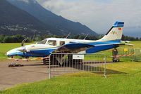 HB-LTH @ LSZL - Piper PA-34-220T Seneca V [3449040] Locarno~HB 29/08/2014. Cancelled after crashing in a forced landing after take-off 05-06-2014