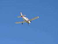 N7616R @ SZP - 1969 Beech B23 MUSKETEER CUSTOM III, Lycoming O&VO-360 180 Hp, takeoff climb Rwy 04 - by Doug Robertson