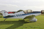 G-DISO @ X5FB - SAN Jodel D-150 Mascaret at Fishburn Airfield, October 25th 2015. - by Malcolm Clarke