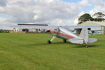 G-BRHY @ X5FB - Luscombe 8E Silvaire at Fishburn Airfield, September 19th 2015. - by Malcolm Clarke