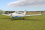 G-BODE @ X5FB - Piper PA-28-161 Cherokee Warrior II, Fishburn Airfield, August 16th 2015. - by Malcolm Clarke