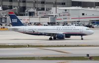 N108UW @ MIA - USAirways - by Florida Metal