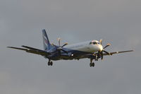 G-CDKB @ EGSH - Landing at Norwich. - by Graham Reeve