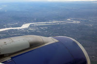 G-EUUR - Passing London City Airport (LCY) and the Millenium Dome on approach to Heathrow - by Micha Lueck
