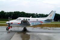 HB-GJF @ LSGL - Beech C90B King Air [LJ-1407] Lausanne-Blecherette~HB 23/07/2004