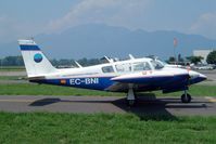 EC-BNI @ LSZL - Piper PA-30-160 Twin Comanche B [30-1462] (Aerodynamics Malaga) Locarno~HB 21/07/2004 - by Ray Barber