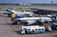 D-ABIJ @ EGLL - with Sabena Boeing 727 OO-STB behind, with KLM DC-9 PH-DNH. D-ABIJ @ EGLL - with Sabena Boeing 727 OO-STB behind, with KLM DC-9 PH-DNH.