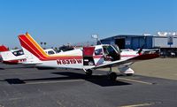 N8319W @ KRHV - California-based 1965 Piper PA-28-180 parked on the visitor's ramp at Reid Hillview Airport, San Jose, CA. - by Chris Leipelt