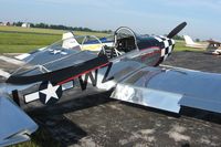 N784DE @ KDLZ - EAA Fly-in at Delaware, OH - by Bob Simmermon