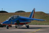 E139 @ LFSX - Dassault-Dornier Alpha Jet E (F-UGFC), Athos 07 of Patrouille de France 2015, Static display, Luxeuil-St Sauveur Air Base 116 (LFSX) Open day 2015 - by Yves-Q