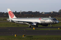OE-LEF @ EDDL - NIKI on its way to rwy 23L - by Günter Reichwein