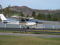 N704UT @ SZP - 1976 Cessna 150M, Continental O-200 100 Hp, landing Rwy 04 - by Doug Robertson