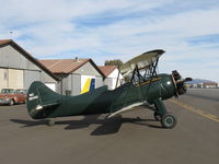 N30140 @ SZP - 1940 WACO UPF-7, Continental W670 220 Hp radial, visitor, 600 were built, 14 as YPT-14 for US Army Air Corps, the last in 1942. One UPF-7 is based at SZP. See N32135. - by Doug Robertson