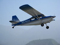 N57404 @ SZP - CP Aviation 1973 Bellanca 7ECA climbing out @ Santa Paula, CA home base - by Steve Nation