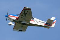 F-GOVD @ LFOT - Robin DR-400-180, Take off rwy 02, Tours-St Symphorien Air Base 705 (LFOT-TUF) Open day 2015 - by Yves-Q