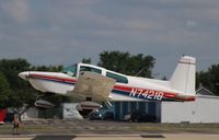 N74218 @ KOSH - AA-5B - by Mark Pasqualino