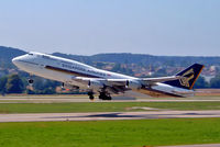 9V-SPE @ LSZH - Boeing 747-412B [26554] (Singapore Airlines) Zurich~HB 22/07/2004