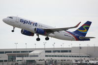 N636NK @ KRSW - Spirit Flight 960 (N636NK) departs Southwest Florida International Airport enroute to Cleveland-Hopkins International Airport - by Donten Photography