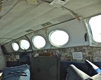 N711BM @ E16 - Cabin shot of a poor old locally-based 1966 Cessna 411 parked at the south tie downs at South County Airport, San Martin, CA. It is one of the two rotting C411s at E16 and this one hasn't been touched in years. - by Chris Leipelt