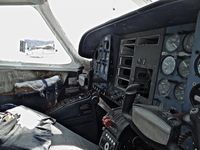 N711BM @ E16 - Cockpit shot of a poor old locally-based 1966 Cessna 411 parked at the south tie downs at South County Airport, San Martin, CA. It is one of the two rotting C411s at E16 and this one hasn't been touched in years. - by Chris Leipelt