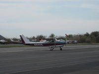 N4441L @ SZP - 1966 Cessna 172G SKYHAWK, Continental o-300 145 Hp, six cylinder, taxi to parking - by Doug Robertson
