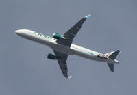 N701FR @ KDTW - FFT9120, MCO to DTW.  On approach to DTW, approx. 15 miles out.