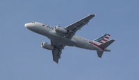 N821AW @ KDTW - AA857, CLT to DTW.  On approach to DTW, approx. 15 miles out. - by Russ Hill