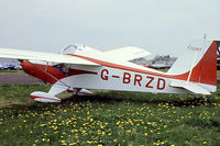 G-BRZD - Sisler SF-2A Cygnet [PFA 182-11443] (Place and date unknown). From a slide. - by Ray Barber