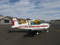 N7259L @ SZP - 1972 American Aviation AA-1A TRAINER, Lycoming O-235-C2C 108 Hp, derived from BEDE BD-1, improved over AA-1 YANKEE by new airfoil with higher lift coefficient & dual controls now standard - by Doug Robertson
