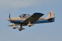 G-ECAG @ EGSH - Landing at Norwich. - by Graham Reeve