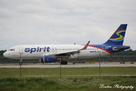 N628NK @ KRSW - Spirit Flight 239 (N628NK) arrives at Southwest Florida International Airport following flight from Boston-Logan International Airport - by Donten Photography