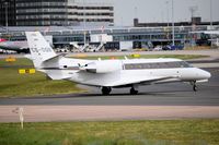 CS-DQB @ EGCC - left the landmark FBO ramp at [EGCC] taxing out for take off