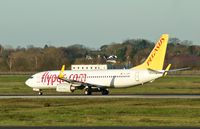 TC-ARP @ EDDL - Pegasus, seen here on the RWY at Düsseldorf Int'l(EDDL), shortly after arrival from Istanbul Sabiha Gökcen(LTFJ) - by A. Gendorf