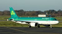 EI-EZV @ EDDL - Aer Lingus, is here on taxiway M at Düsseldorf Int'l(EDDL) - by A. Gendorf