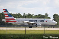N817AW @ KRSW - American Flight 1839 (N817AW) arrives at Southwest Florida International Airport following flight from Philadelphia International Airport - by Donten Photography