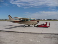 N5211C @ BRO - Cessna 210N At Pan Am Hunt Aviation Terminal - by Christian Maurer