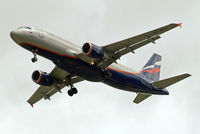 VQ-BKU @ EGLL - Airbus A320-214 [4835] (Aeroflot Russian Airlines) Home~G 20/07/2012. On approach 27R. - by Ray Barber