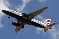 G-EUUV @ EGLL - Airbus A320-232 [3468] (British Airways) Home~G 08/06/2014. On approach 27R. - by Ray Barber